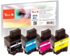 Peach Spar Pack Tintenpatronen kompatibel zu  Brother LC-900VAL