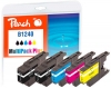 Peach Spar Pack Plus Tintenpatronen kompatibel zu  Brother LC-1240VALBP