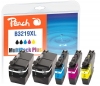 Peach Spar Pack Plus Tintenpatronen, kompatibel zu  Brother LC-3219XL