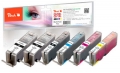 Peach Spar Pack Plus Tintenpatronen XL kompatibel zu  Canon PGI-570XL*2, CLI-571XL
